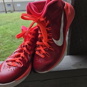 Nike Red High-Top Sneakers